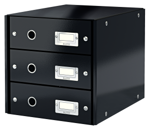 Leitz Click & Store WOW skuffekabinet (3 skuffer), 81% recirkuleret karton