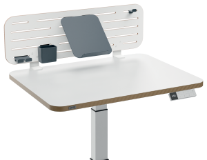 Leitz Ergo pegboard organiseringstavle til skrivebordet med laptop holder, 80x25 cm