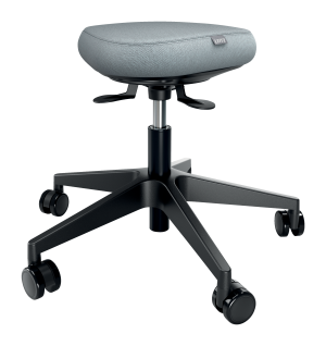 Leitz Ergo Active arbejdsstol med hjul og balance komfortsæde
