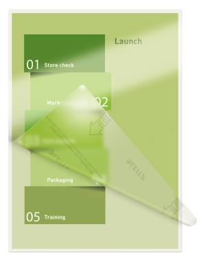 LAMINERINGSLOMMER A4 LEITZ UDT 80 MY 100 STK/PK