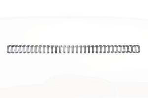 WIRESPIRALRYGGE A4 10MM 3:1 SORT 34R. 61-85 ARK 100 STK/PK