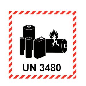 FAREETIKET UN 3480 88 250 STK/RL.