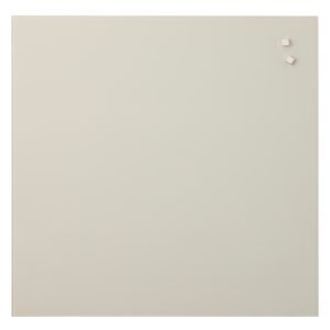 45 x 45 cm. Warm Gray Magnetic Glass Board