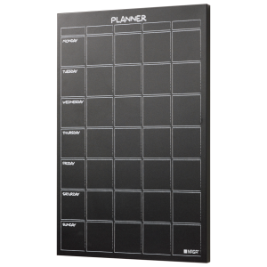 Magnetic chalkboard weekly planner 40 x 60 cm
