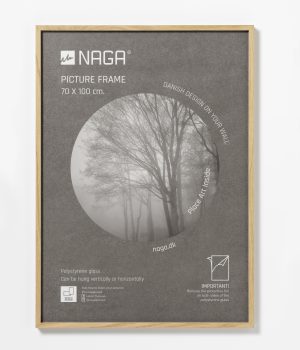 Frame for posters, 70 x 100 cm, oak