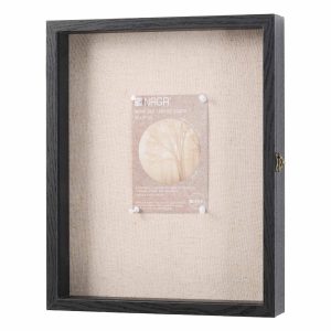 3D frame, 30x37 cm, black