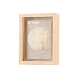 Double-sided photo frame, 10x15 cm, wood