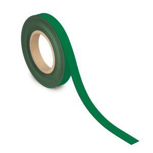 Magnetic labelling tape, green, 20 mm