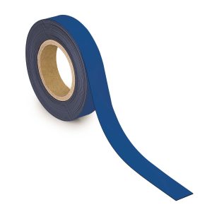 Magnetic labelling tape, blue, 30 mm
