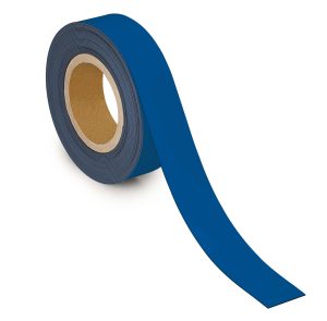 Magnetic labelling tape, blue, 40 mm