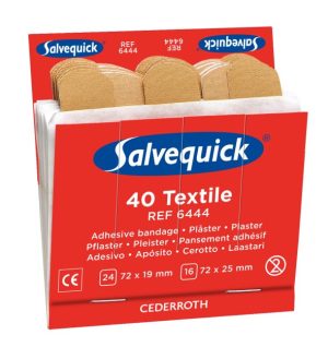 PLASTER  SALVEQUICK TEKSTIL REFILL 40 STK I 2 STR.