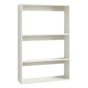 White metal wall shelf 40 x 60 cm