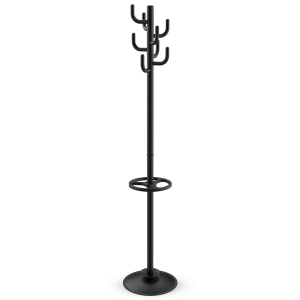 MAUL Coat Stand with Umbrella Holder, Black