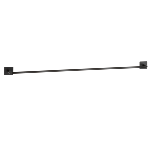 Self-adhesive towel rail , 64,8 x 4,8 cm. Matt black