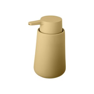 Soap dispenser Fjord Ceramic Yellow Ochre