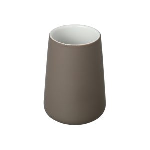 Toothbrush holder Fjord Ceramic Brown