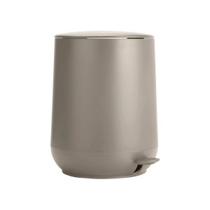 Pedal bin with soft close 5 litres Fjord Brown