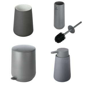 Fjord bathroom set grey