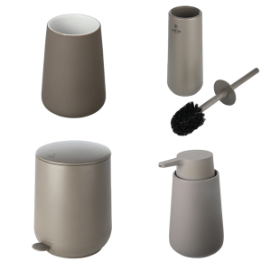 Fjord bathroom set brown