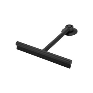 Shower squeegee with suction cup black