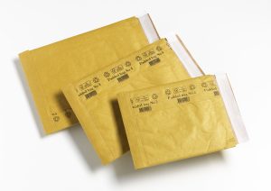 Padded bag Brown 260 x 406 mm.