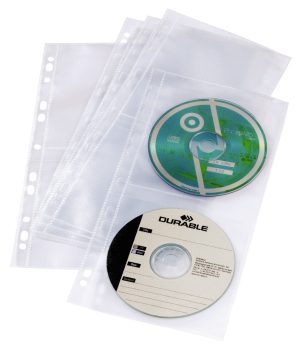 Cd/dvd cover light s arkiverbartCD/DVD-omslag i polypropylen til 4 CD'er/DVD'er. Med universel udstansning til arkivering i A4-ringbind og mapper.