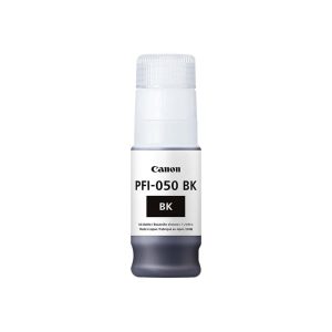 BLÆK CANON PFI-050BK SORT FLASKE 70 ML.