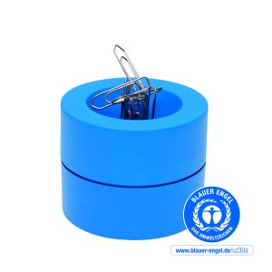 Magnetic Paper Clip Holder MAULpro Blue