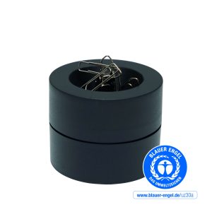 Magnetic Paper Clip Holder MAULpro Black