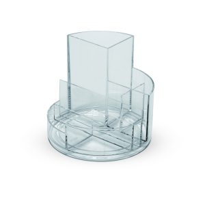 Desk Organizer MAULroundbox, transparent