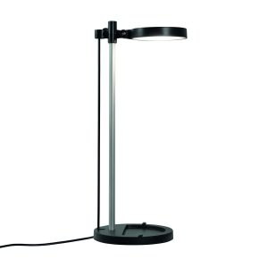LED desk lamp, black, MAULkit
