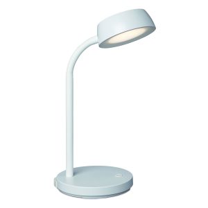 Small LED table lamp, white, MAULabby