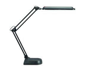 LED desk lamp with base, black, MAULatlantic
