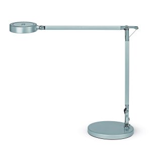 LED desk lamp, silver, MAULgrace