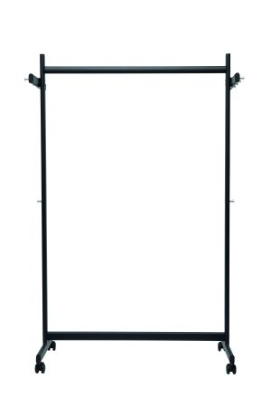 Coat rack on wheels, MAULsamba, black