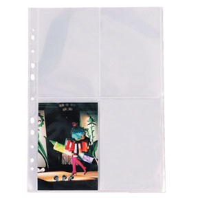 FOTOLOMME 10X15CM PP GLASKLAR ESSELTE HØJFORMAT 10 STK/PK