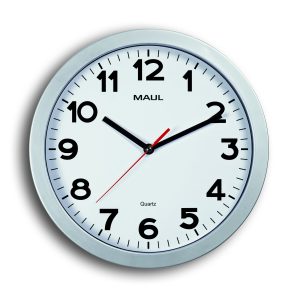 Wall clock Silver MAULstep Ø30 cm