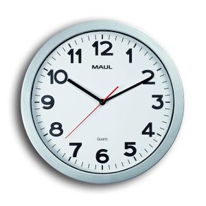 Wall clock Silver MAULstep Ø35 cm