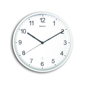 Radio Controlled Wall Clock White MAULsprint Ø30.5 cm