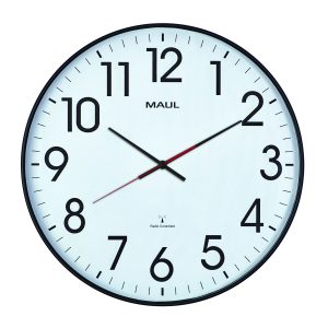 Radio-Controlled Wall Clock Black MAULclimb Ø47.7 cm