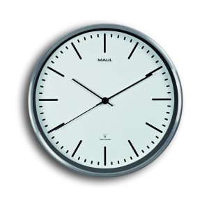 Radio-Controlled Wall Clock White MAULfly Ø30.5 cm
