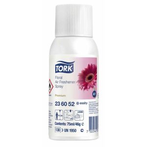 LUFTFRISKER TORK AIRFRESH A1 PREMIUM SPRAY FLORAL 12 STK