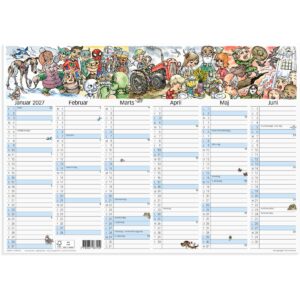 VÆGKALENDER OTTO DICKMEISS A3 2027 VÆGKALENDER OTTO DICKMEISS A3 2027