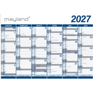 KÆMPEKALENDER 2X6 MDR. PP I PAPRØR 2027 KÆMPEKALENDER 2X6 MDR. PP I PAPRØR 2027