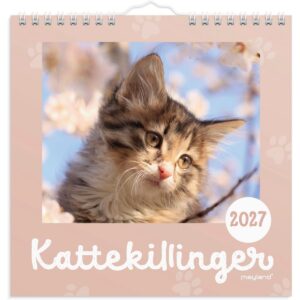 VÆGKALENDER MINI KATTEKILLINGE 2027 VÆGKALENDER MINI KATTEKILLINGE 2027