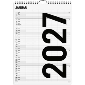 FAMILIEKALENDER BLACK & WHITE 2027