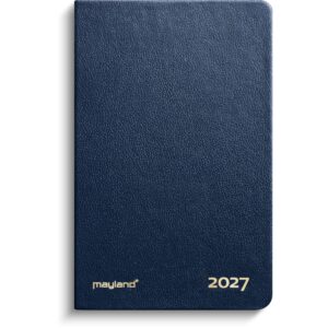 LOMMEKALENDER UGE BLÅ KUNST INDBUNDET 2027
