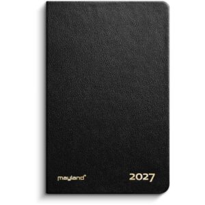 LOMMEKALENDER UGE SORT KUNST INDBUNDET 2027
