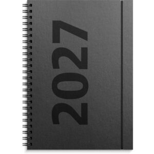 A5 UGEKALENDER HØJF. SORT GENBRUGSKARTON 2027
