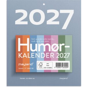 AFRIVNINGSKALENDER HUMØR 2027
